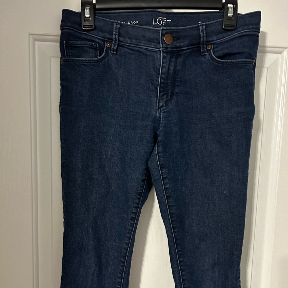 Loft jean capris. Like new!